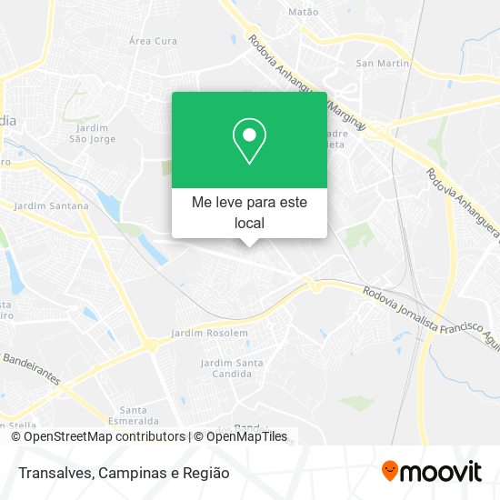 Transalves mapa