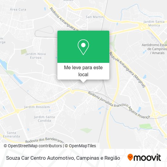 Souza Car Centro Automotivo mapa
