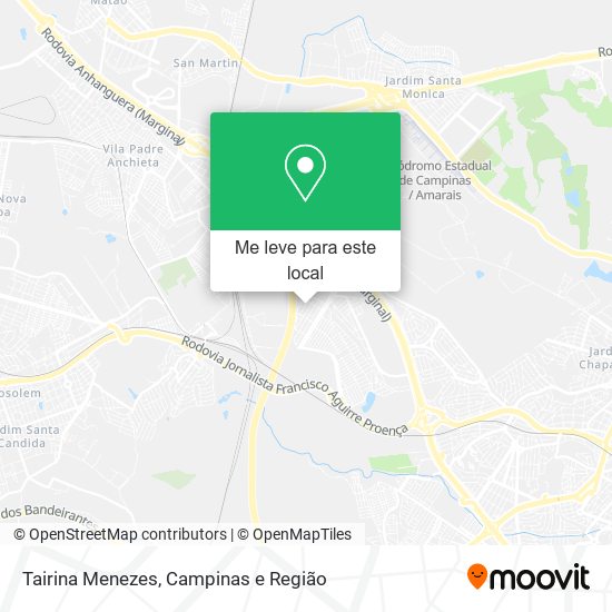 Tairina Menezes mapa