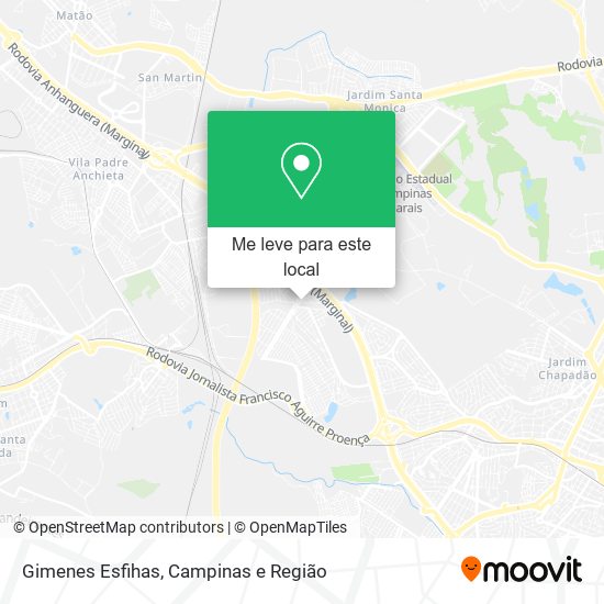 Gimenes Esfihas mapa