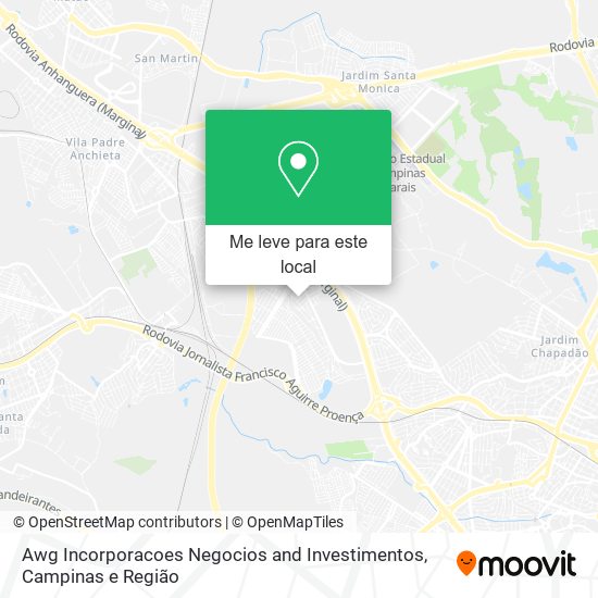 Awg Incorporacoes Negocios and Investimentos mapa