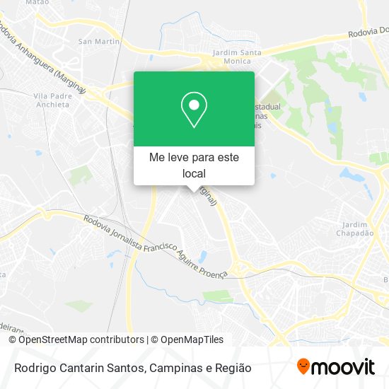 Rodrigo Cantarin Santos mapa