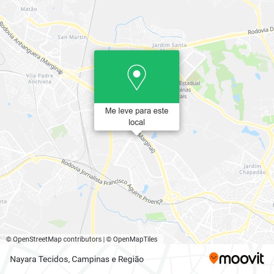 Nayara Tecidos mapa
