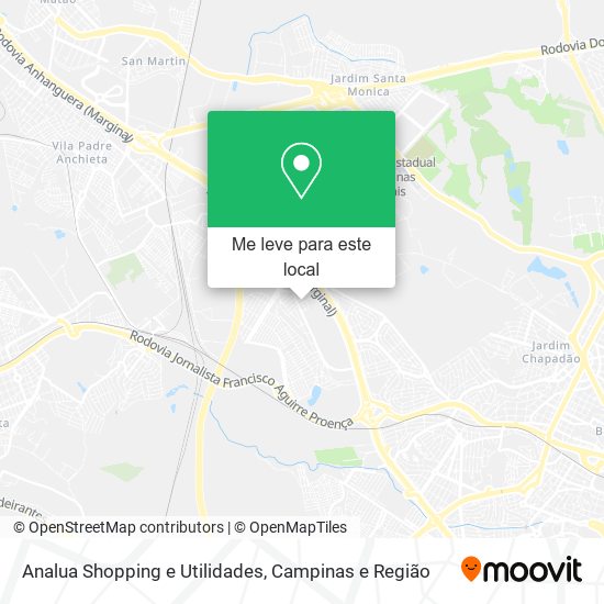 Analua Shopping e Utilidades mapa