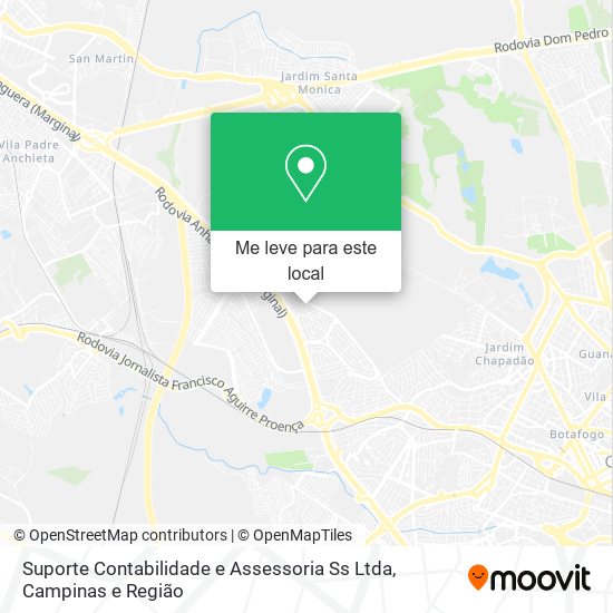 Suporte Contabilidade e Assessoria Ss Ltda mapa