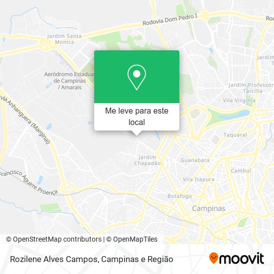 Rozilene Alves Campos mapa