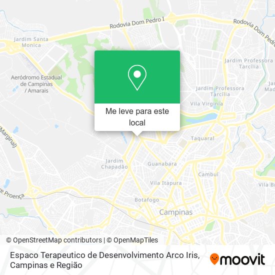 Espaco Terapeutico de Desenvolvimento Arco Iris mapa