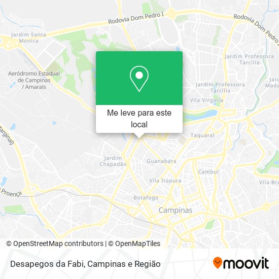 Desapegos da Fabi mapa