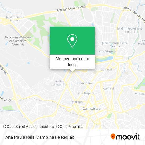 Ana Paula Reis mapa