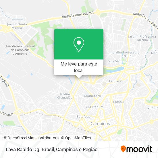 Lava Rapido Dgl Brasil mapa
