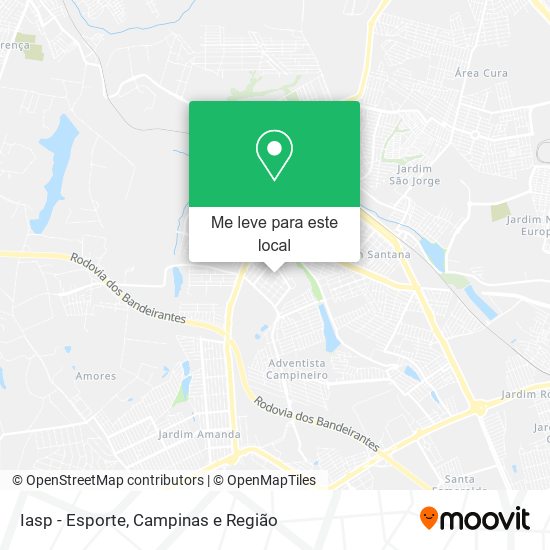 Iasp - Esporte mapa