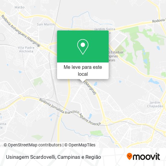 Usinagem Scardovelli mapa