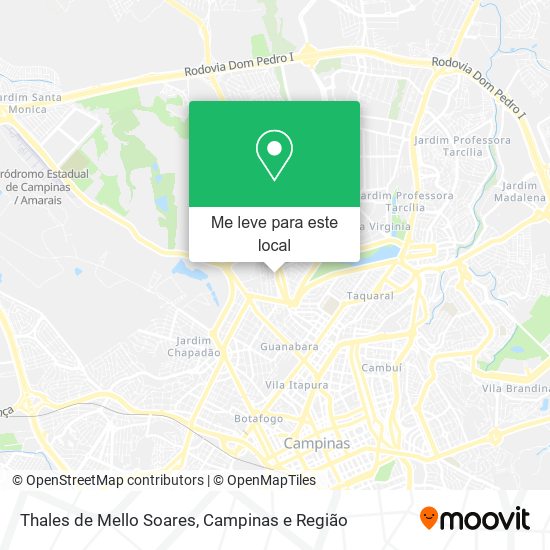 Thales de Mello Soares mapa