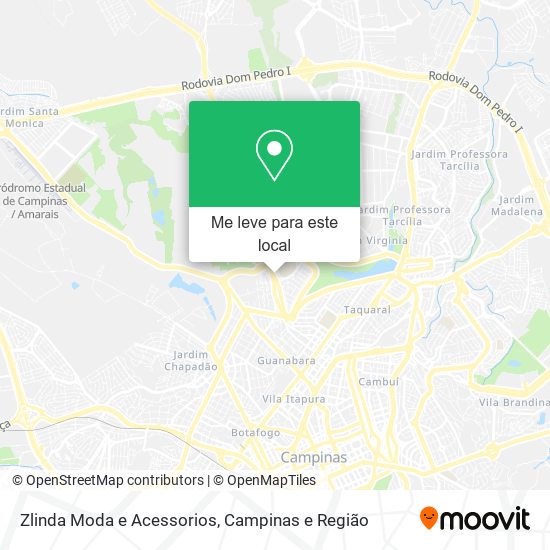 Zlinda Moda e Acessorios mapa