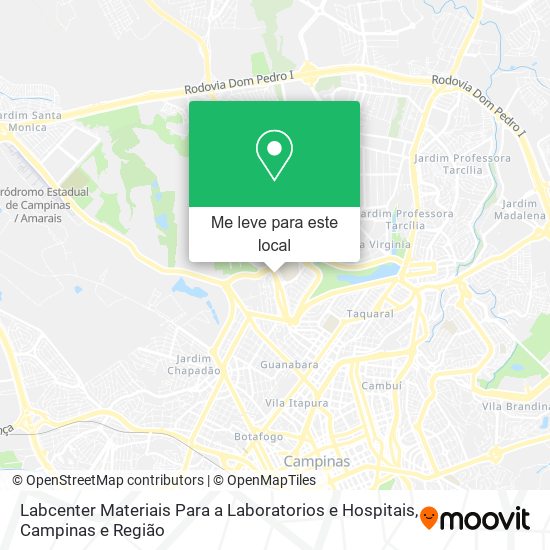 Labcenter Materiais Para a Laboratorios e Hospitais mapa