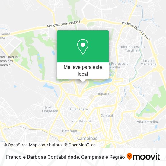 Franco e Barbosa Contabilidade mapa