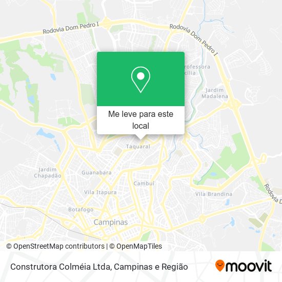 Construtora Colméia Ltda mapa