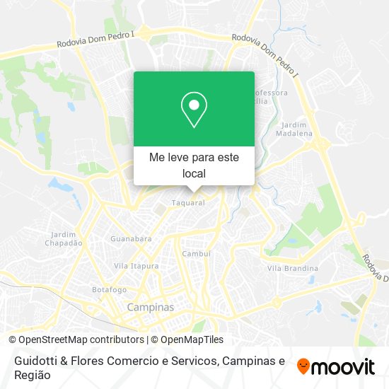 Guidotti & Flores Comercio e Servicos mapa