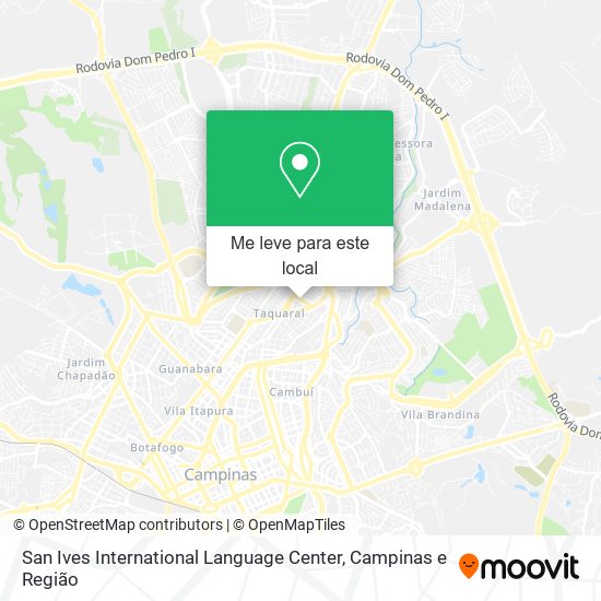 San Ives International Language Center mapa