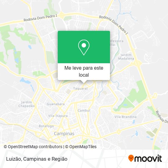 Luizão mapa