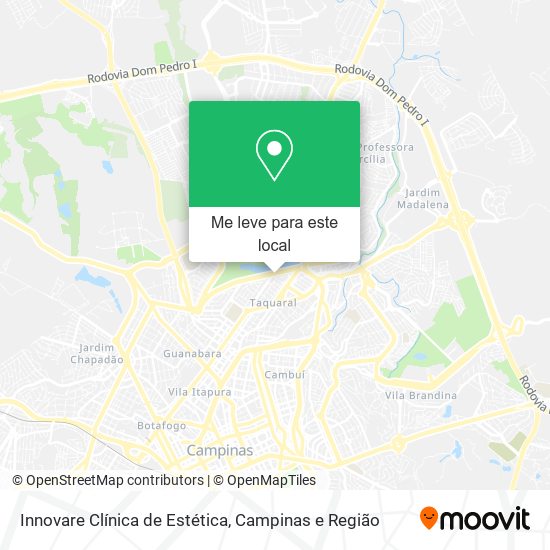 Innovare Clínica de Estética mapa