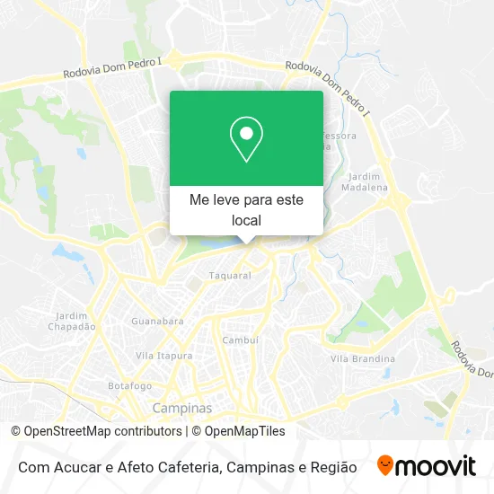 Com Acucar e Afeto Cafeteria mapa