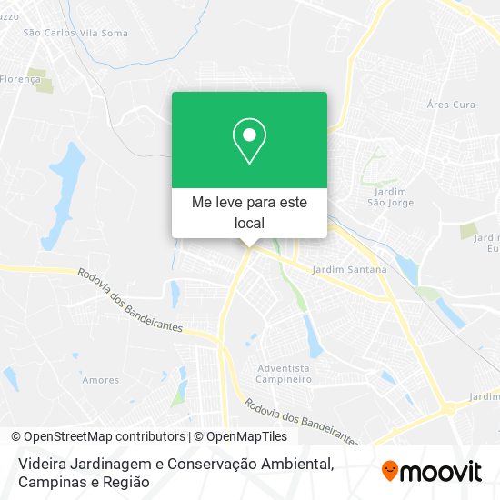 Videira Jardinagem e Conservação Ambiental mapa