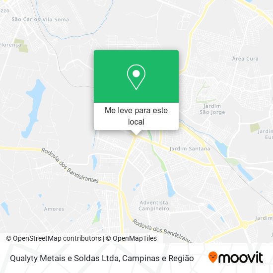 Qualyty Metais e Soldas Ltda mapa