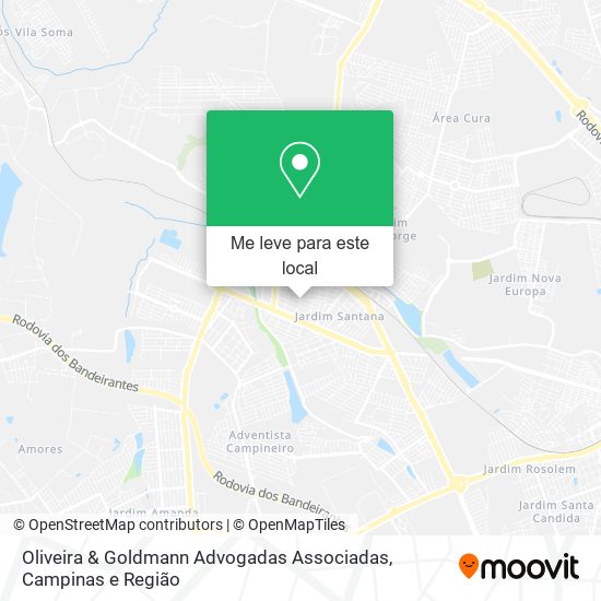 Oliveira & Goldmann Advogadas Associadas mapa