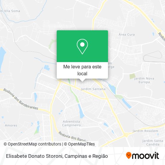 Elisabete Donato Storoni mapa