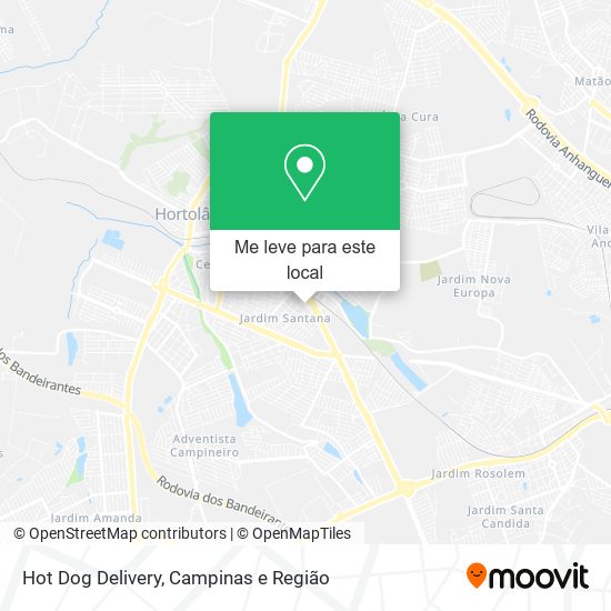 Hot Dog Delivery mapa