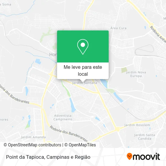 Point da Tapioca mapa