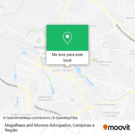 Magalhaes and Moreno Advogados mapa