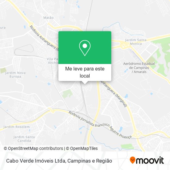 Cabo Verde Imóveis Ltda mapa