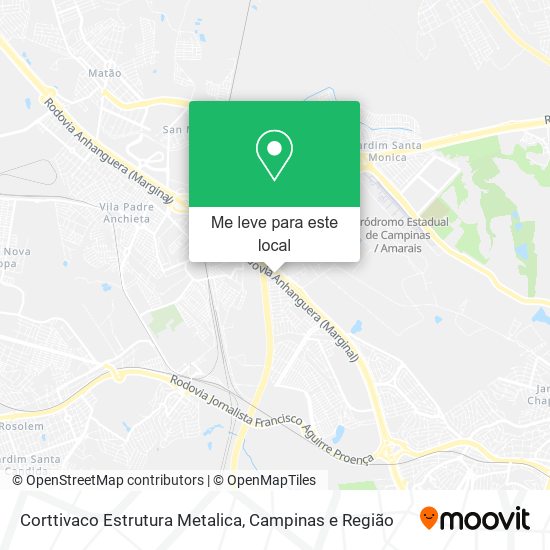Corttivaco Estrutura Metalica mapa