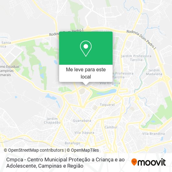 Cmpca - Centro Municipal Proteção a Criança e ao Adolescente mapa