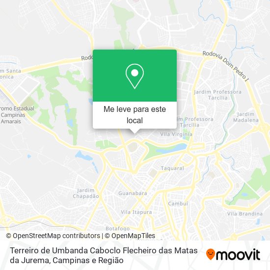 Terreiro de Umbanda Caboclo Flecheiro das Matas da Jurema mapa