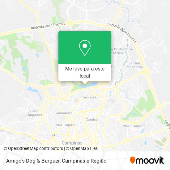 Amigo's Dog & Burguer mapa