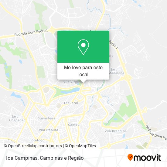 Ioa Campinas mapa