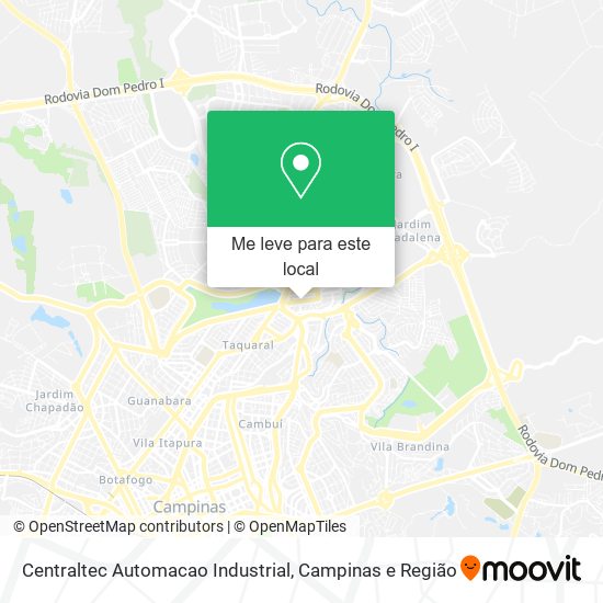 Centraltec Automacao Industrial mapa