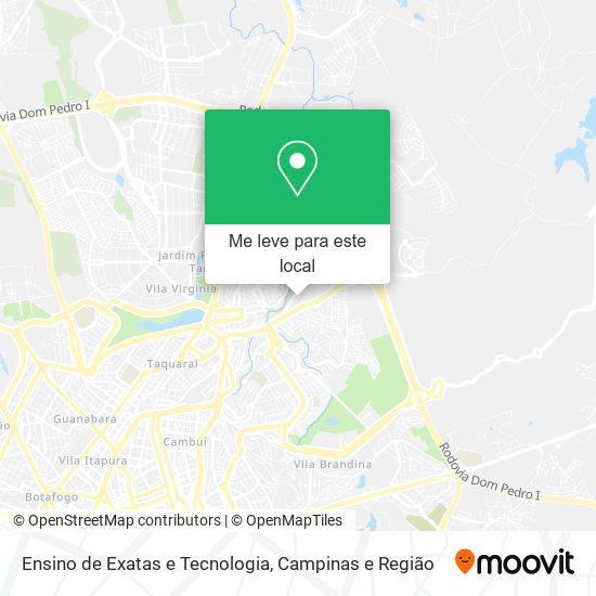 Ensino de Exatas e Tecnologia mapa