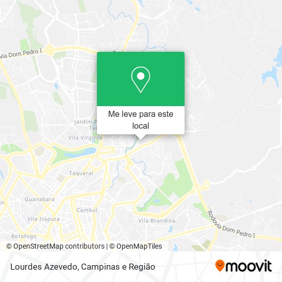 Lourdes Azevedo mapa