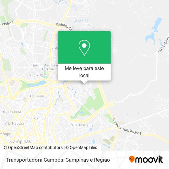 Transportadora Campos mapa