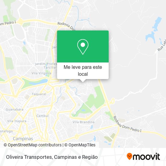 Oliveira Transportes mapa