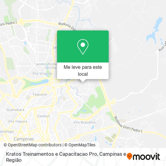 Kratos Treinamentos e Capacitacao Pro mapa