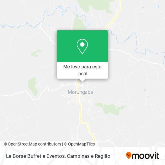 Le Borse Buffet e Eventos mapa