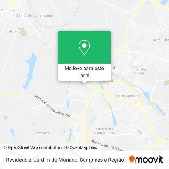 Residencial Jardim de Mônaco mapa