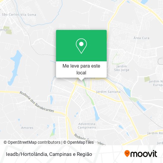 Ieadb/Hortolândia mapa