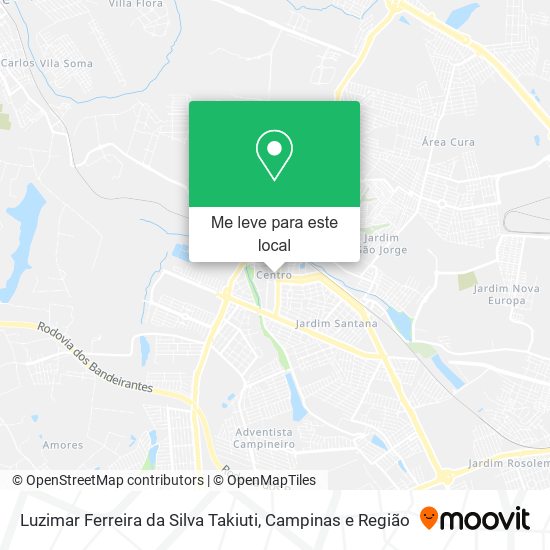 Luzimar Ferreira da Silva Takiuti mapa