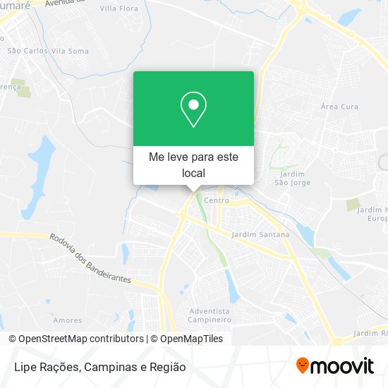 Lipe Rações mapa
